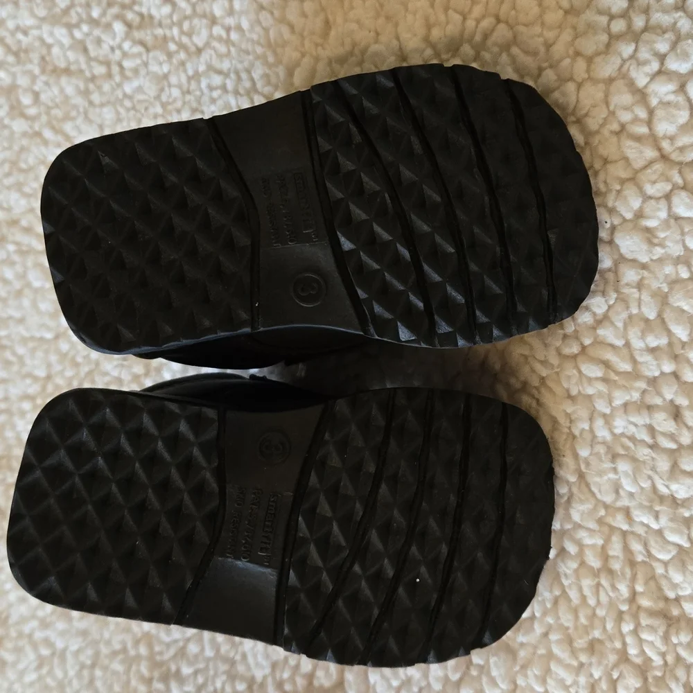 Smart Fit Baby Boy Dress Shoes Dark Brown Velcro Closure Casual Shoes Size 3